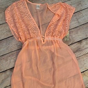 NWT Sheer Bathing Suit Coverup